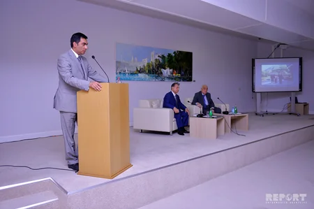 ​Alimlər Evində Xoşbəxt Yusifzadə ilə görüş keçirilib