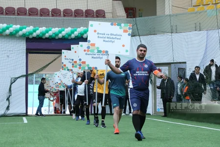 Heydər Əliyevin xatirəsinə həsr olunmuş minifutbol turnirinin açılış mərasimi keçirilib