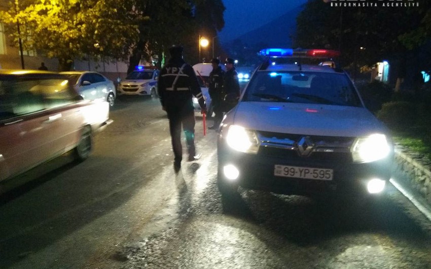 Şəkidə cərimə ödənişini gecikdirmiş sürücülərə qarşı reyd keçirilib - FOTO