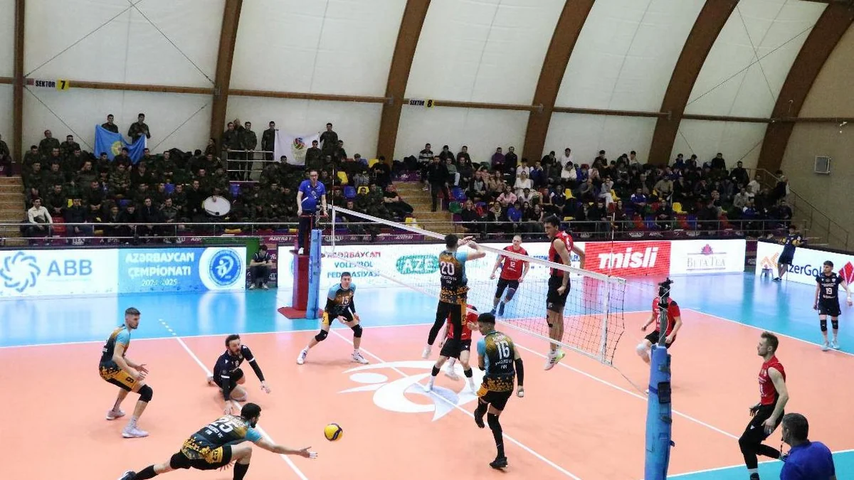 Kişi voleybolçular arasında Azərbaycan Yüksək Liqasında XIV turun oyunları keçirilib