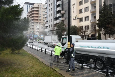 Bakıda iməcilik keçirilib, 502 küçə və prospekt yuyulub - YENİLƏNİB