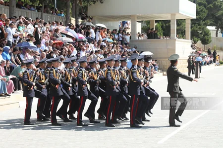 Cəmşid Naxçıvanski adına Hərbi Liseydə kursantların növbəti buraxılış mərasimi olub
