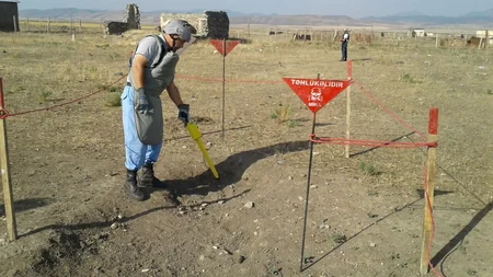 Ağdam və Tərtərdə partlamış hərbi sursatların qalıqları aşkar edilib