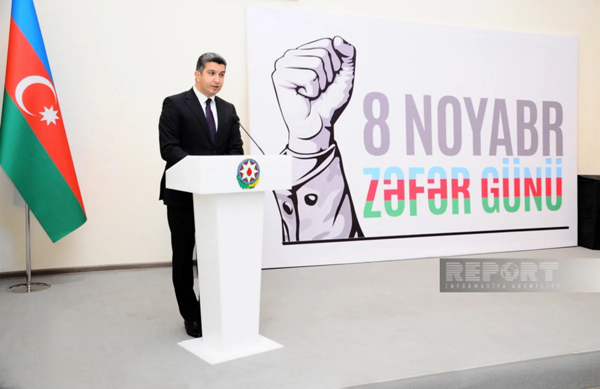 Naftalanda Zəfər Günü ilə bağlı sərgi təşkil edilib