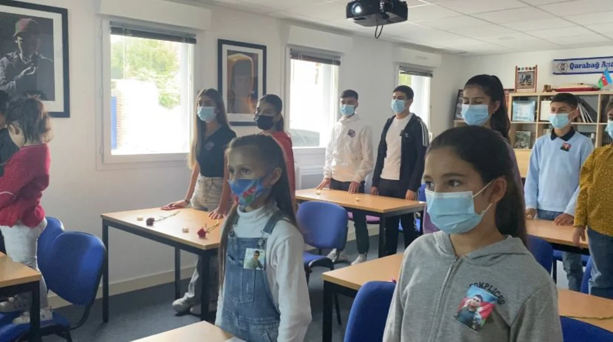 Nant şəhərindəki “Qarabağ” məktəbində Anım Günündən bəhs edilib