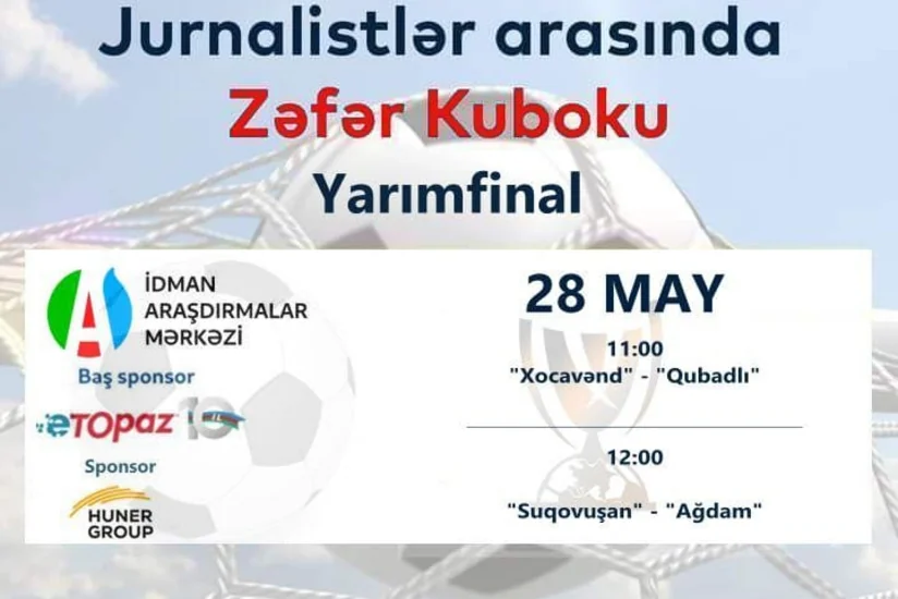 Zəfər Kuboku: Bu gün finalçılar bəlli olacaq