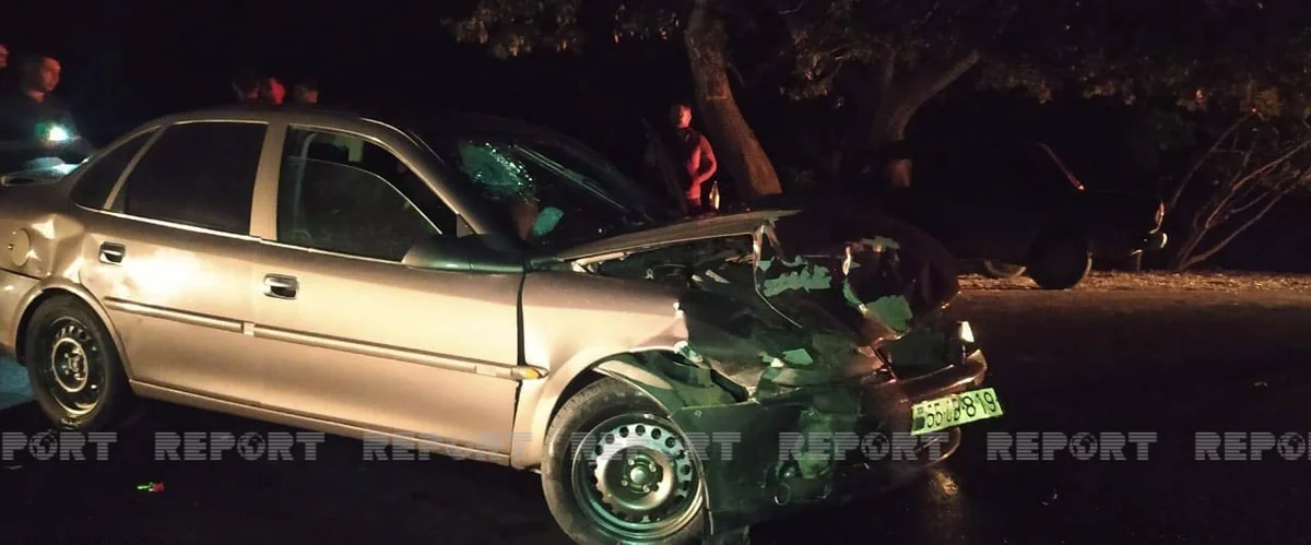 В Огузе столкнулись два автомобиля, есть пострадавшие