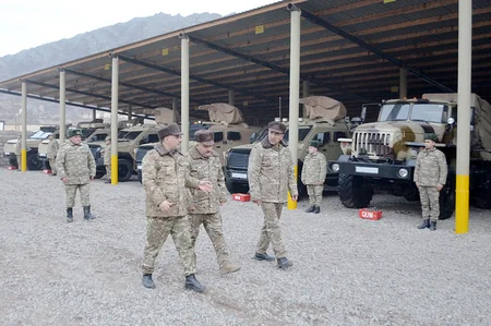 Deputy defense ministers check combat training of units in Lachin 
