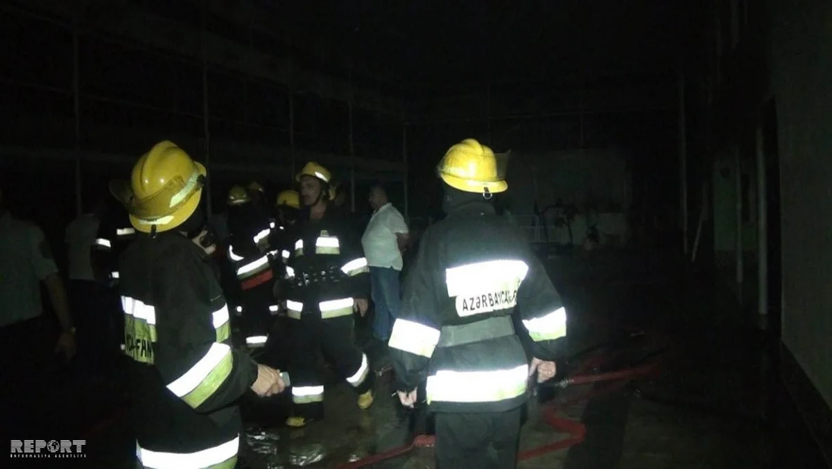 Şəmkirdə istixanada baş vermiş yanğın söndürülüb - VİDEO - YENİLƏNİB-2
