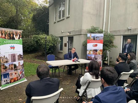 Ceyhun Bayramov ABŞ-da azərbaycanlılarla görüşdü