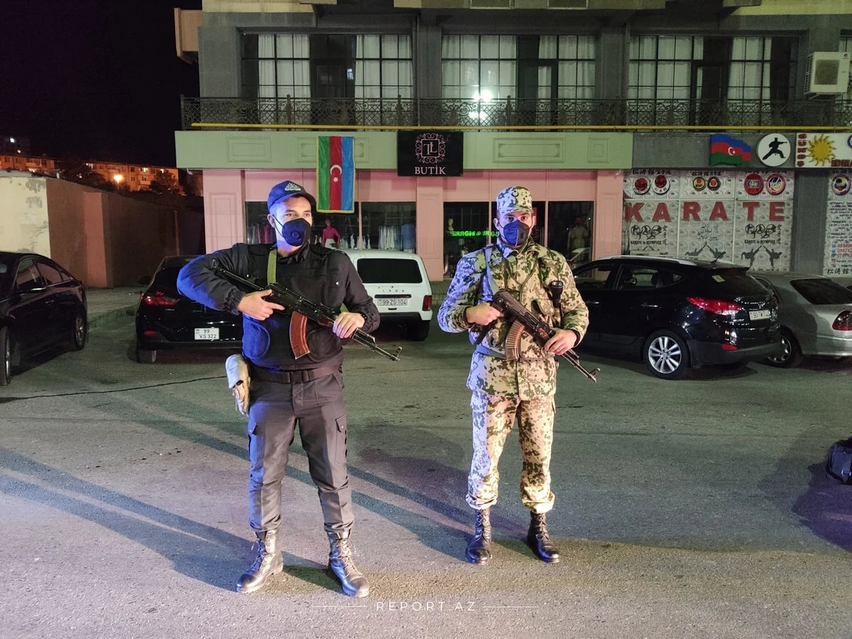 Bakıda komendant saatı qaydalarına ciddi riayət edilir