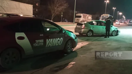 Sumqayıtda zəncirvari yol qəzası olub, xəsarət alanlar var