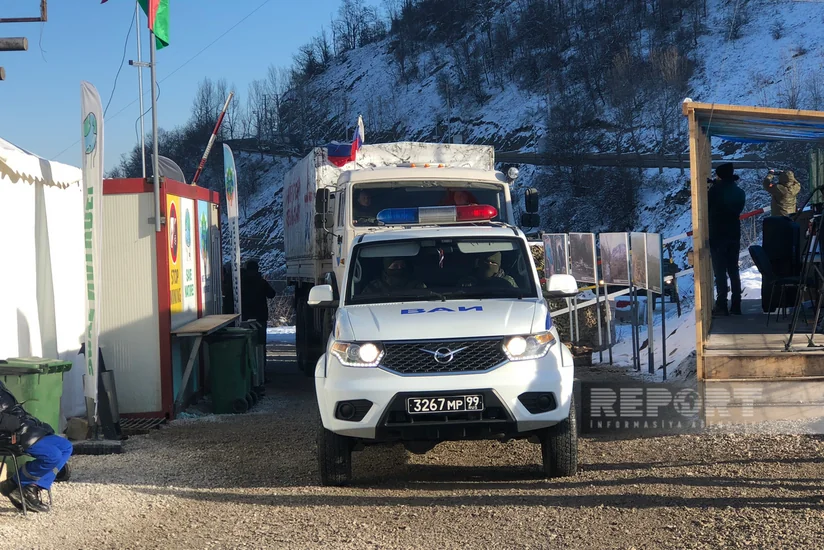 Сегодня по дороге Ханкенди-Лачын беспрепятственно проехали 22 автомобиля миротворцев