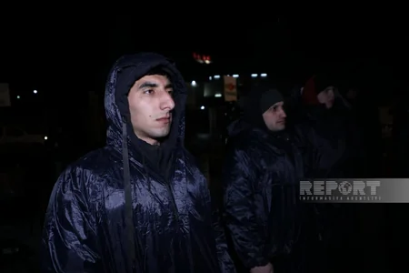 Акция на дороге Ханкенди-Лачын продолжается и в вечерние часы
