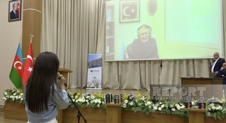 Naxçıvan Universitetində Nobel mükafatçısı Əziz Səncərlə onlayn görüş keçirilib
