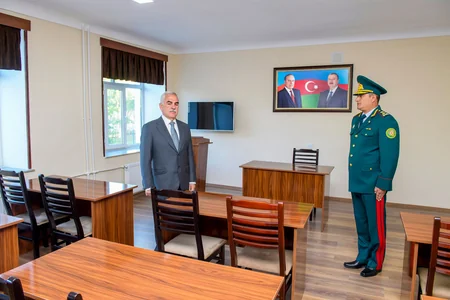 Naxçıvanda yeni əsgər yataqxanası və idman kompleksi istifadəyə verilib