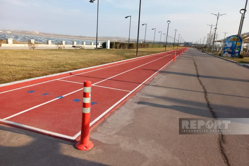 На побережье озера Беюк Шор открылась беговая дорожка