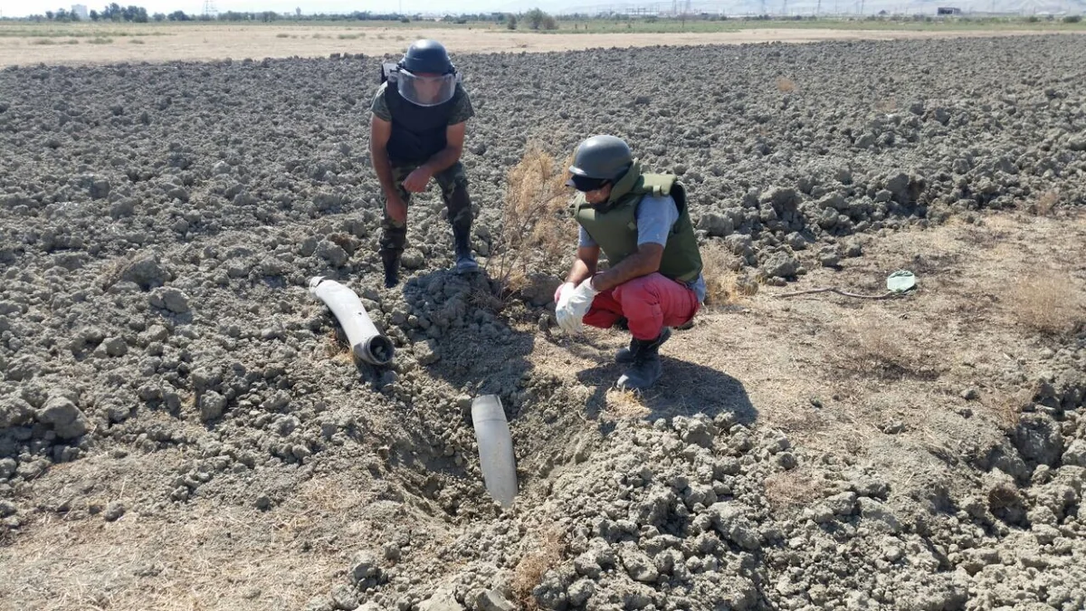 Xızıda 1 130 ədəd partlamamış hərbi sursat aşkar edilib