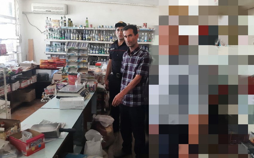 Şəkidə mağazalardan 9 min manatlıq oğurluq edən şəxs tutulub