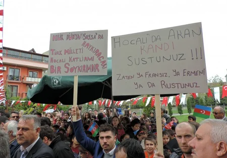 Türkiyədə Xocalı Şəhidləri Abidəsinin açılışı olub - FOTO