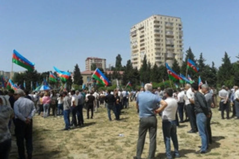 Müsavat Partiyası Bakıda mitinq keçirib
