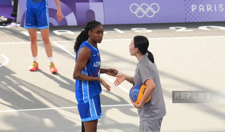 Paris-2024: Azərbaycanın qadınlardan ibarət 3x3 basketbol millisi növbəti görüşünə çıxıb - YENİLƏNİB - 2