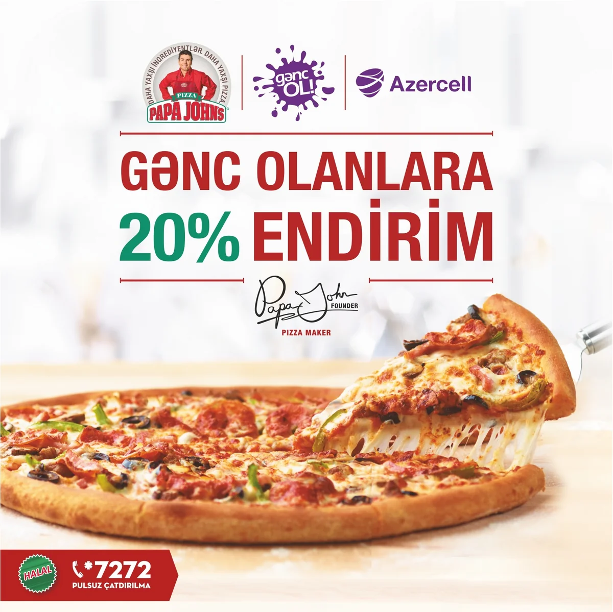 ​“Azercell” abunəçiləri 55 məkanda 50%-ə qədər endirim əldə edəcəklər