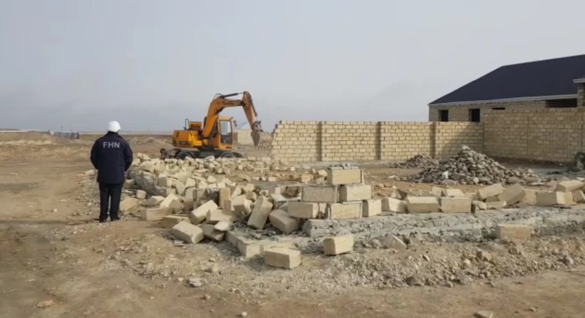 Gəncə şəhərində qanunsuz tikintinin qarşısı alınıb