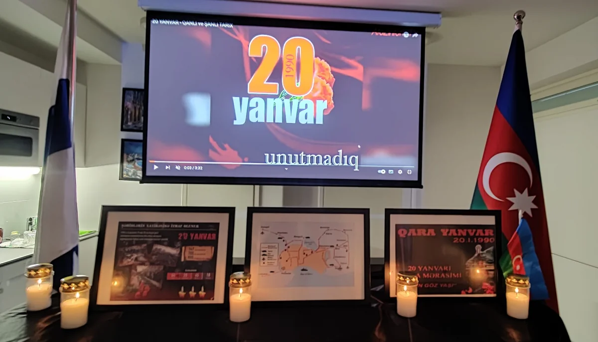 Helsinki Azərbaycan Evində 20 Yanvar şəhidləri anılıb