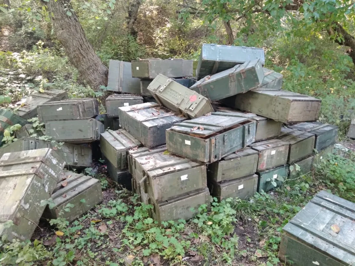 В Ходжавенде обнаружены танковые снаряды