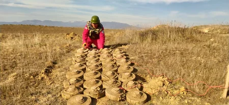 В прифронтовой зоне обнаружено 126 неразорвавшихся боеприпасов 