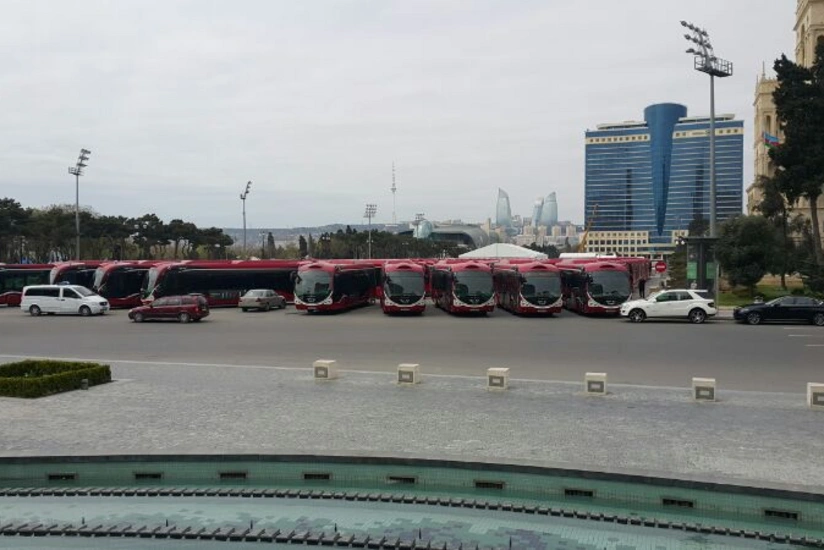 ​Bakıya yeni avtobuslar gətirilib