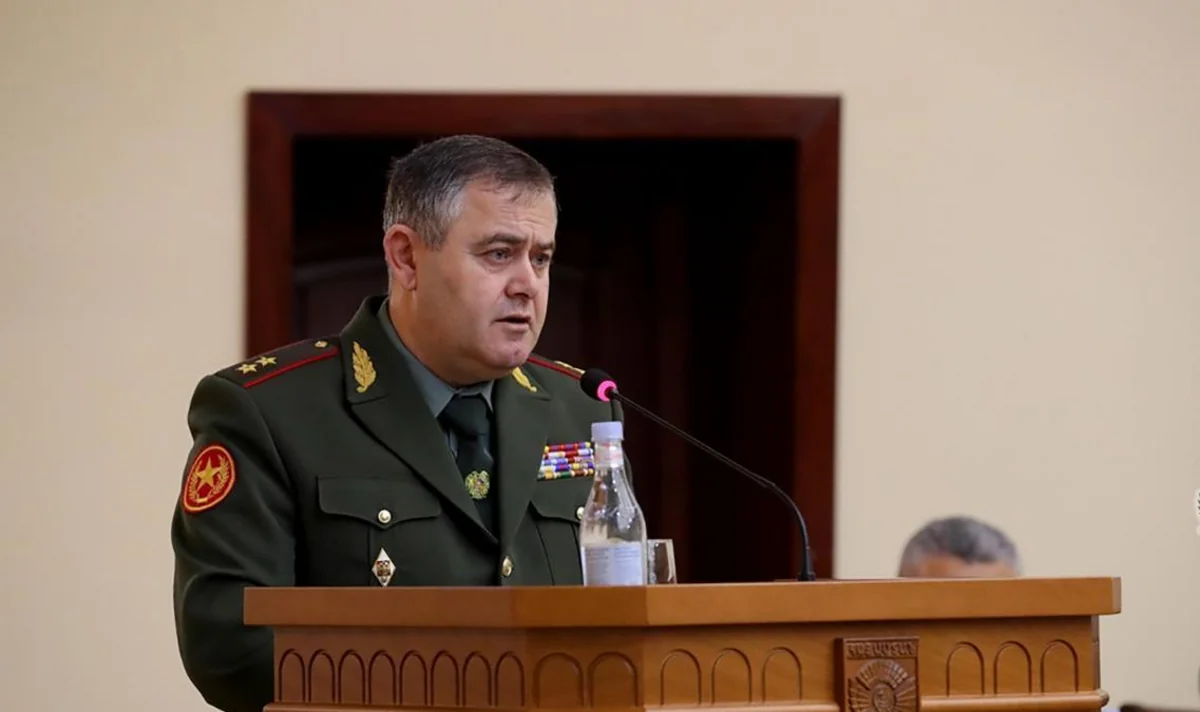 Ermənistanın Baş Qərargah rəisi koronavirusa yoluxub