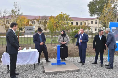 Saatlı rayonunun kənd və qəsəbəsinin içməli su təchizatı yaxşılaşdırılıb