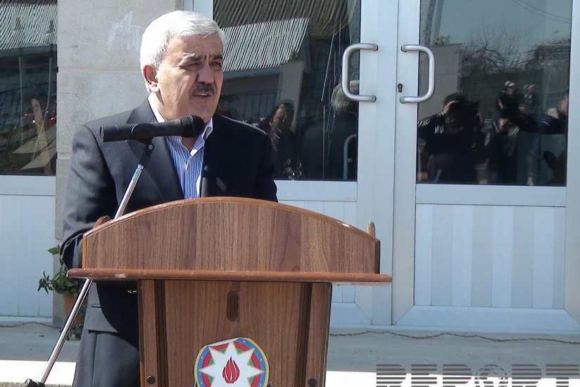 ​SOCAR prezidenti Oğuzda Böyük Söyüdlü kəndinə təbii qazın verilməsi mərasimində iştirak edib