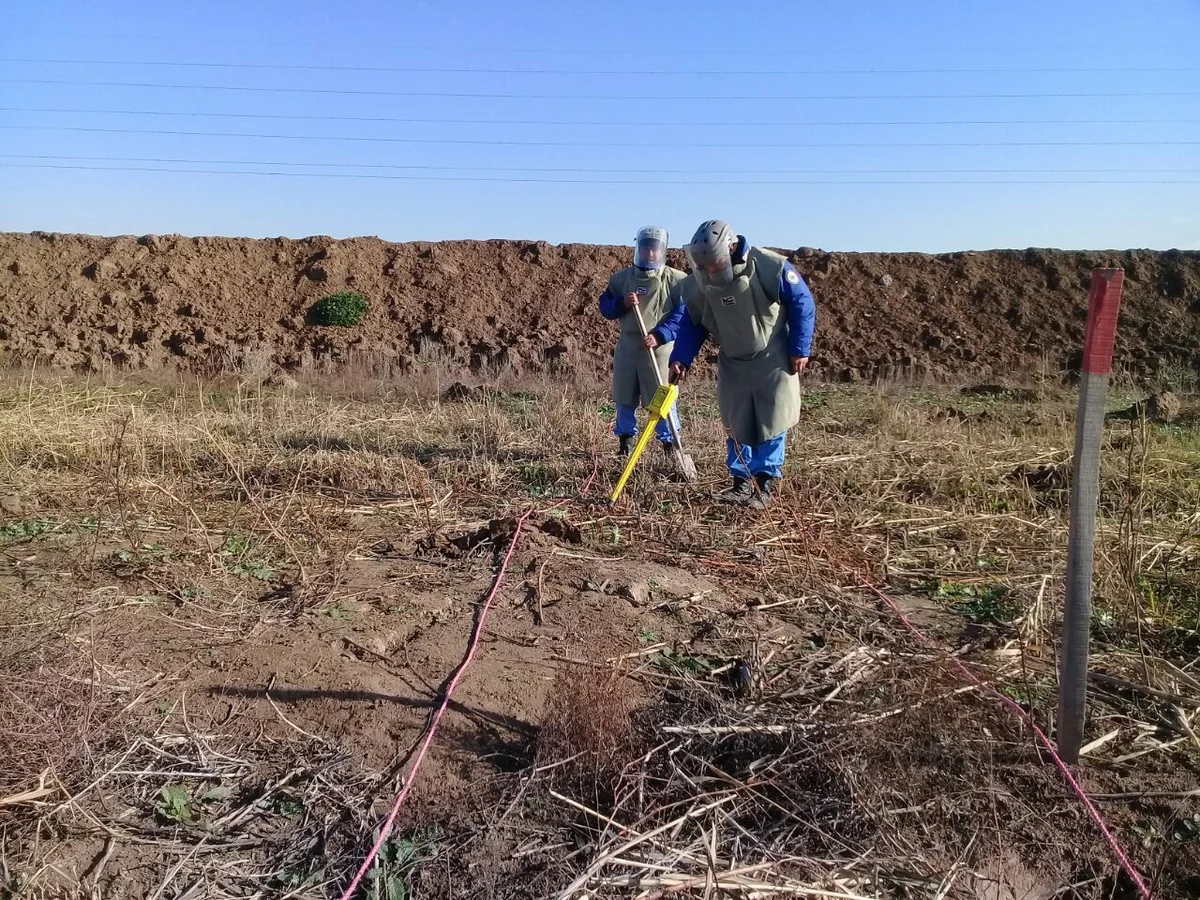 Cocuq Mərcanlıda 12 min kv.m ərazi tam təmizlənib, mina və PHS tapılmayıb