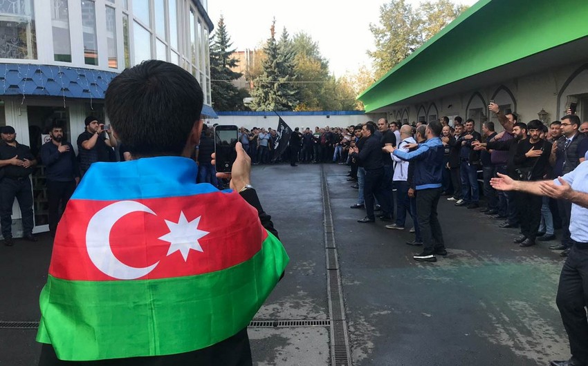 Moskvada Aşura günü qeyd olunub  - FOTO