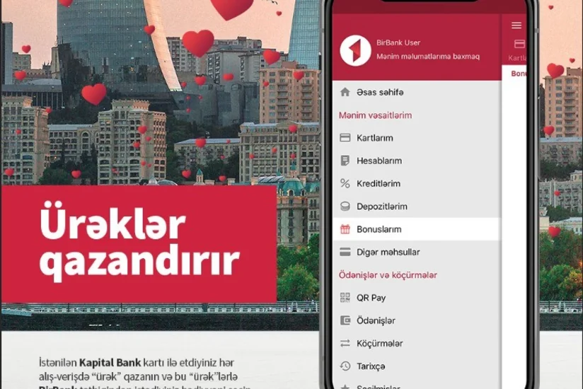 Kapital Bank müştərilərinə hədiyyə qazanmaq imkanı yaradıb