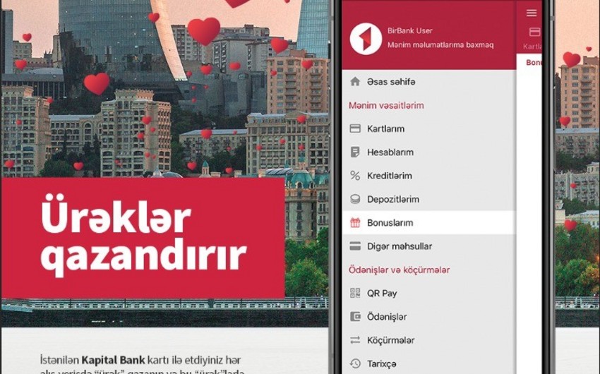 Kapital Bank müştərilərinə hədiyyə qazanmaq imkanı yaradıb