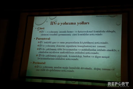 Bakıda KİV-lərin QİÇS-lə mübarizədə rolu məsələsi müzakirə olunub