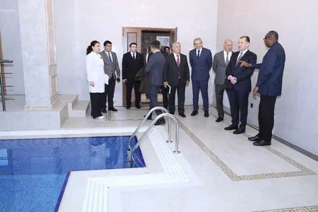 BHİK Baş katibinin müavini Erik Manzi “Buzovna” Fizioterapiya Mərkəzində olub