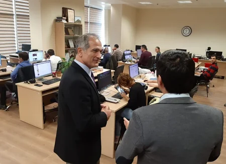 Пресс-советник посольства Турции в Азербайджане посетил головной офис Информагентства Report