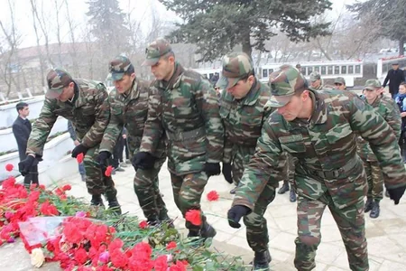 Cəlilabadda 20 Yanvar faciəsinin ildönümü ilə bağlı anım mərasimi keçirilib - FOTO