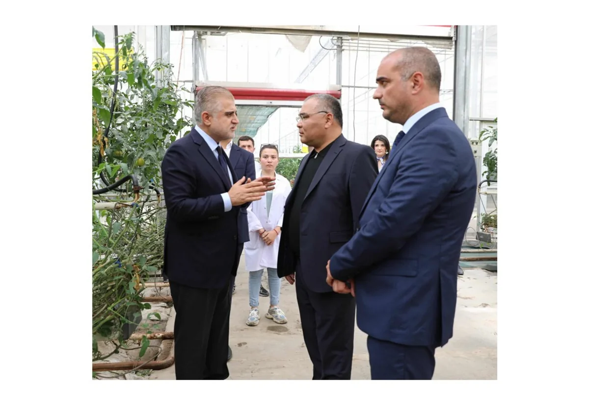 Özbəkistan kənd təsərrüfatı naziri Green Techdə Tahir Gözelin qonağı olub