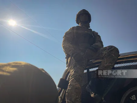 Ukraynanın azərbaycanlı polis döyüşçüsü - FOTOREPORTAJ