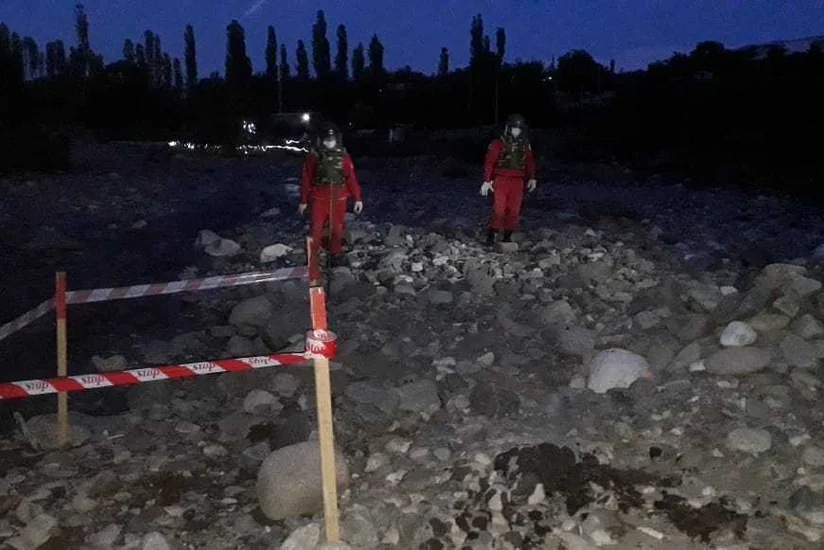 Tovuzda minaatan mərmisi tapıldı