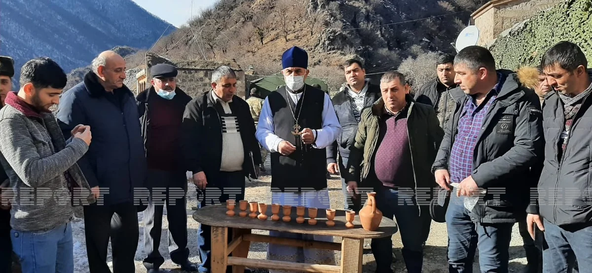 Удины вновь посетили монастырь Худаванг в Кельбаджаре