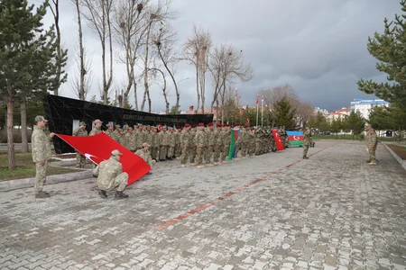 Türkiyədə Azərbaycan hərbçilərinin qarşılanma mərasimi keçirilib