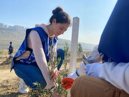 Xocasən gölü ətrafında ağacəkmə aksiyası keçirilib