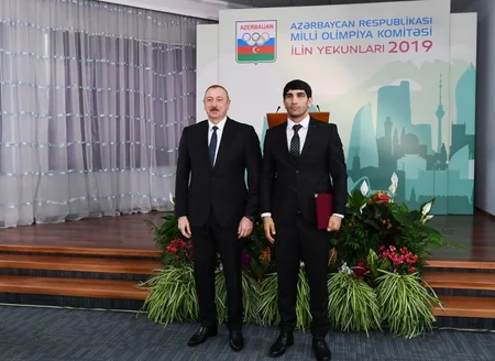 Prezident İlham Əliyev 2019-cu ilin idman yekunlarına həsr olunan mərasimdə iştirak edib - YENİLƏNİB